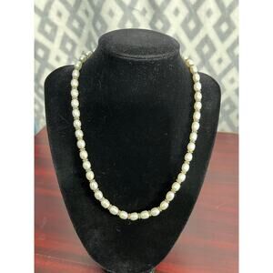VTG Baroque Luminous Pearl Beaded Necklace Coquette Old Money